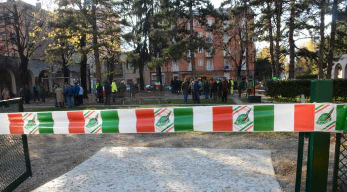 Inaugurato il Parco V Alpini rimesso a nuovo dalle Penne Nere