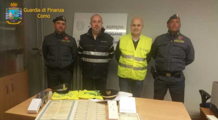 Como. Sequestro di contanti e oro al valico di Brogeda