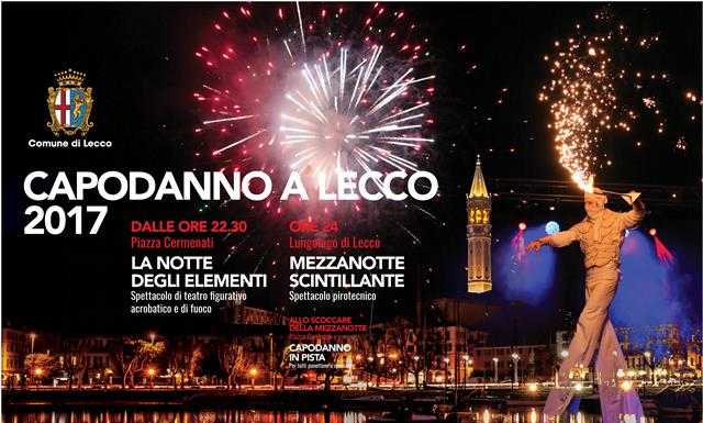 Capodanno a Lecco, un grande show tra acrobati e fuochi d’artificio