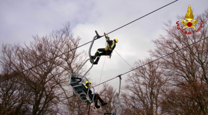 Pompieri alle Betulle per un addestramento interprovinciale