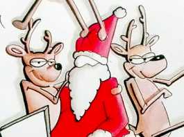 Vignetta. Auguri di Buon Natale a tutti i lettori da Giò