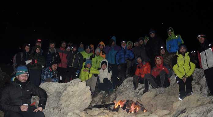 Valmadrera, gli auguri di Natale lungo la via Osa, in vetta al Moregallo