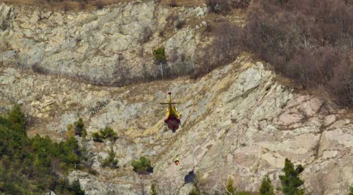 Disperso al Cornizzolo. Le fotografie del recupero con l’elicottero