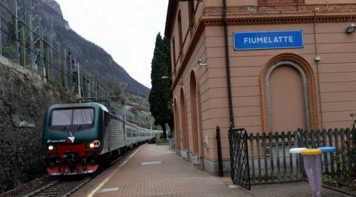 Persona ‘vagante’ sui binari a Fiumelatte: ritardi in mattinata per i treni