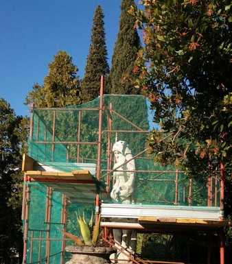 Villa Monastero: proseguono i lavori di restauro della Kaffee Haus