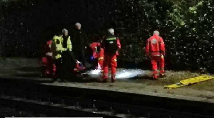 Vercurago. Uomo ferito in stazione, soccorso sulla banchina