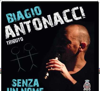 Tributo a Biagio Antonacci al De André in favore dell’A.I.S.I.C.C