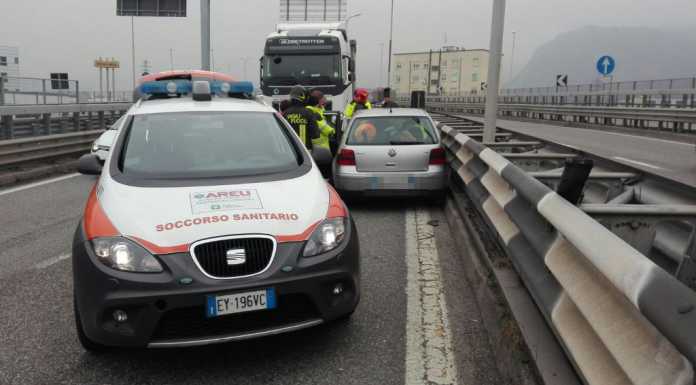 Incidente sul Terzo Ponte, un ferito e code verso Milano