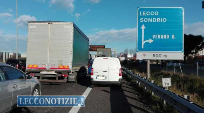 SS36 ancora chiusa. Anas: “La riapertura sabato mattina”