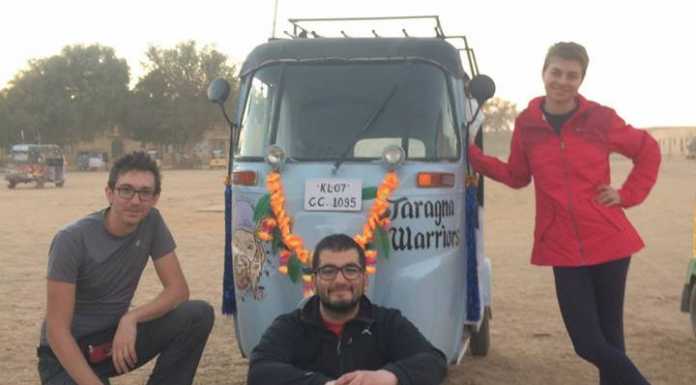 Da Primaluna all’India per partecipare alla Rickshaw Run