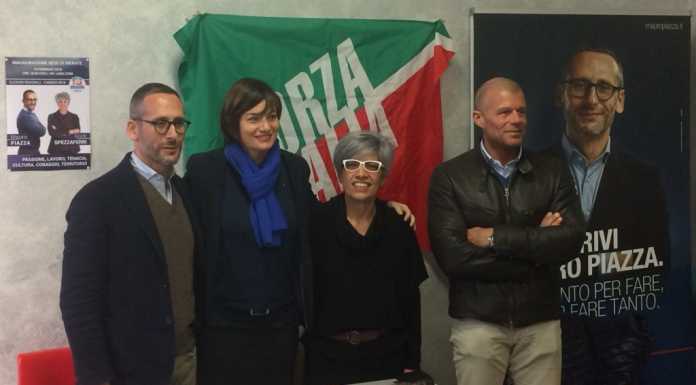 Forza Italia, Nava e Spezzaferri inaugurano la sede di Merate