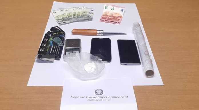 Spacciava droga a Dervio, arrestato un marocchino 30enne