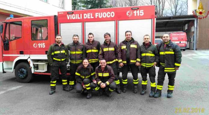 Corso concluso: 7 nuovi ‘patentati’ ai mezzi di soccorso tra i pompieri