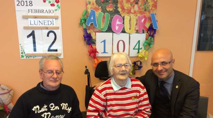 Festa all’Airoldi e Muzzi per i 104 anni di Linda Frangioni