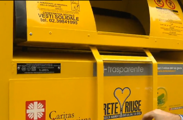 Abbadia: raccolte ben 5,7 t di abiti usati in favore dei bisognosi