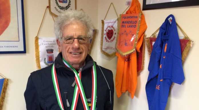 Mandello. Doppia medaglia sugli sci per il 78enne De Marcellis