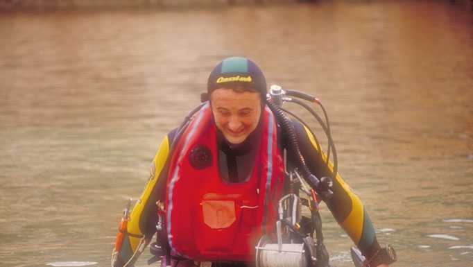 Lo speleosub lecchese Gigi Casati premiato con il Tridente d’Oro