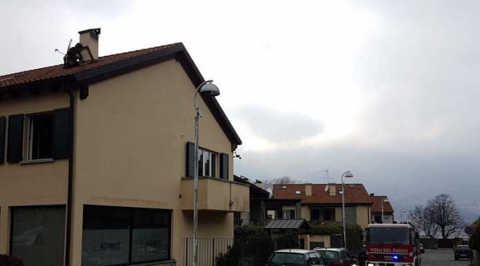 Brucia una canna fumaria a Dervio. Intervengono i VVFF da Bellano e Lecco