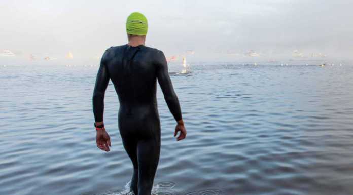 Domenica l’eco-nuotata, la traversata fredda Mandello-Onno