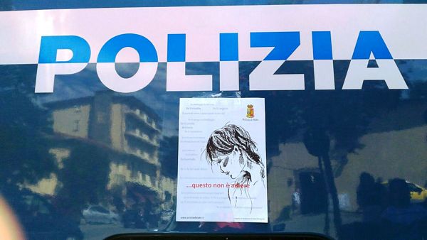 A San Valentino, il camper della Polizia contro la violenza sulle donne