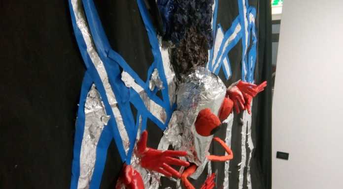 Un ragno artistico, il dono dei ragazzi di Aspoc ai Ragni di Lecco
