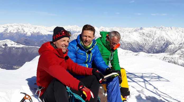 Rai e Simone Moro in vetta al Grignone per una puntata di “Linea Bianca”