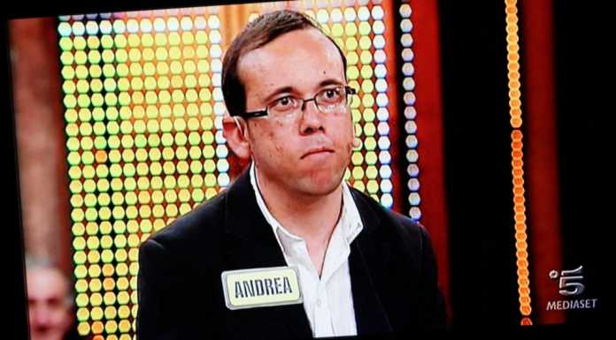 Il colichese Andrea Giorgini al game show Avanti un Altro