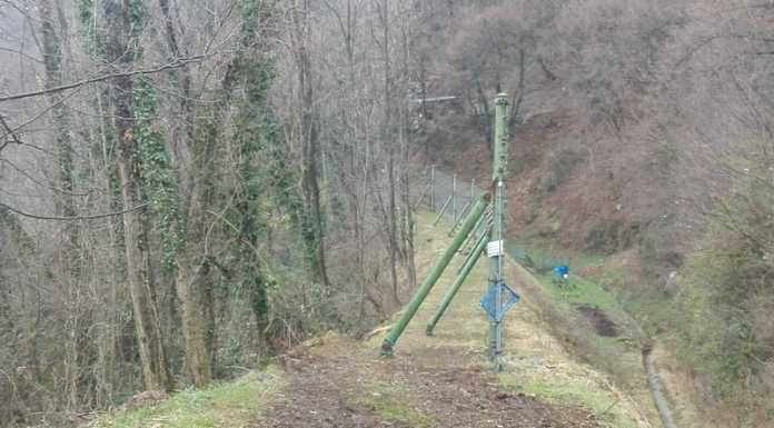 San Martino. Proseguono secondo il crono programma i lavori al Vallo Paramassi
