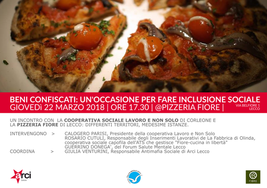 Arci Lecco, due appuntamenti con la Coop. Lavoro e Non Solo