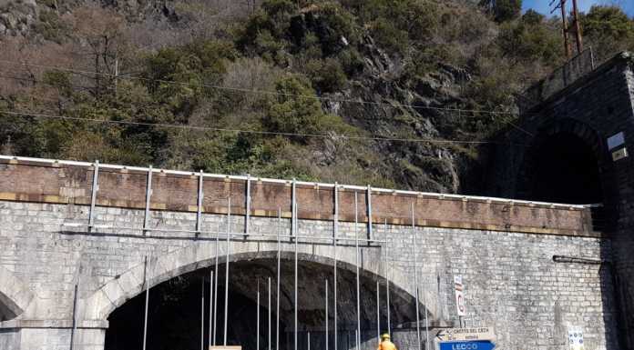 Dervio: in corso i lavori di manutenzione al ponte della ferrovia