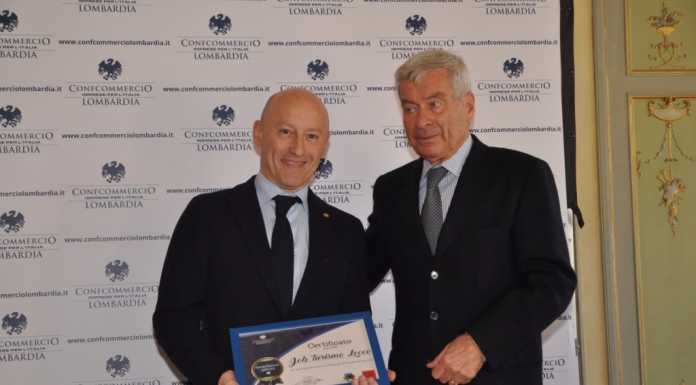 Successo per Job Turismo Lecco, un premio dalla Confcommercio lombarda