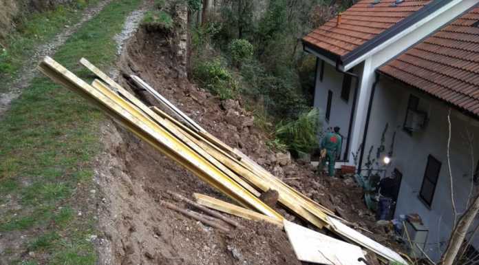 Smottamento a Valmadrera, rientrate le persone evacuate