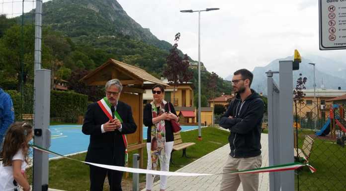 Garlate. Inaugurati il nuovo parco di via Figina e gli orti sociali
