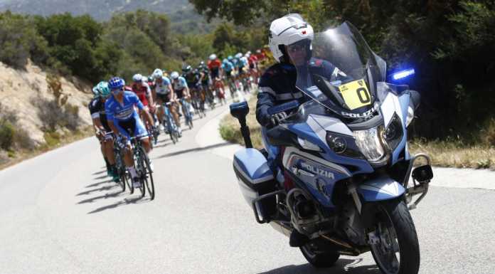 Il comandante Livolsi e la Polizia di Lecco e Bellano al Giro d’Italia