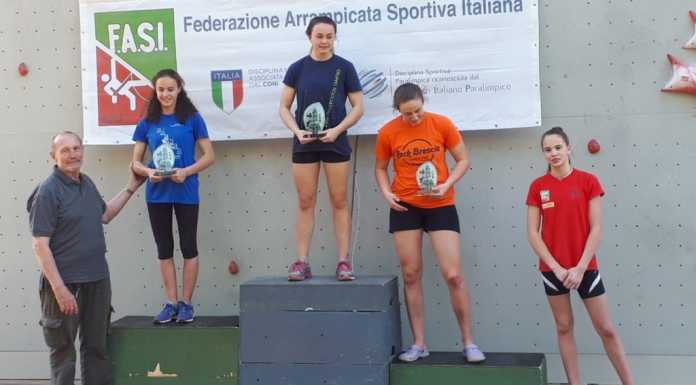 Arrampicata. Beatrice Colli (Ragni) quarta in Coppa Italia Speed