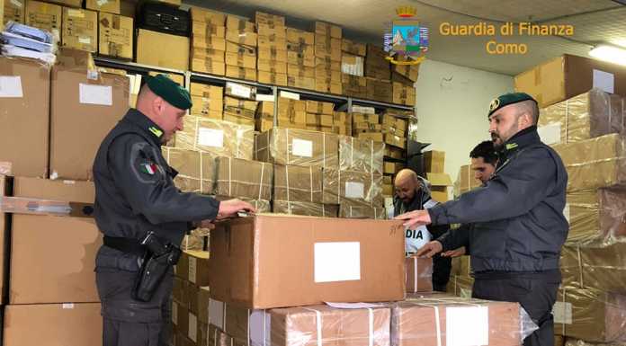 Como. “Made in Italy” dalla Cina. Maxi sequestro di capi contraffatti