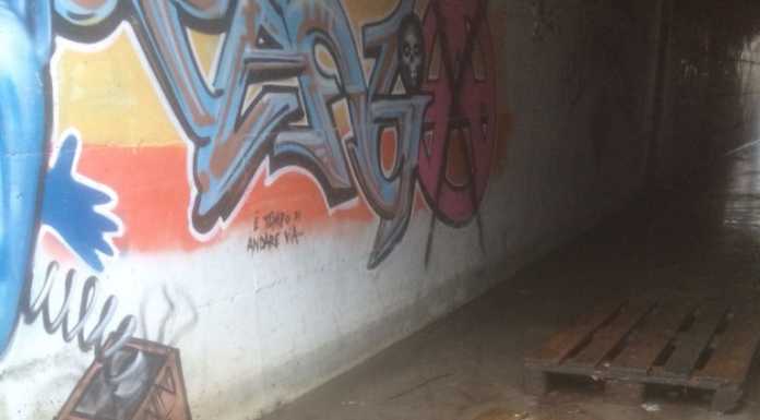 La segnalazione. Con la pioggia di nuovo allagato il sottopasso del Bione