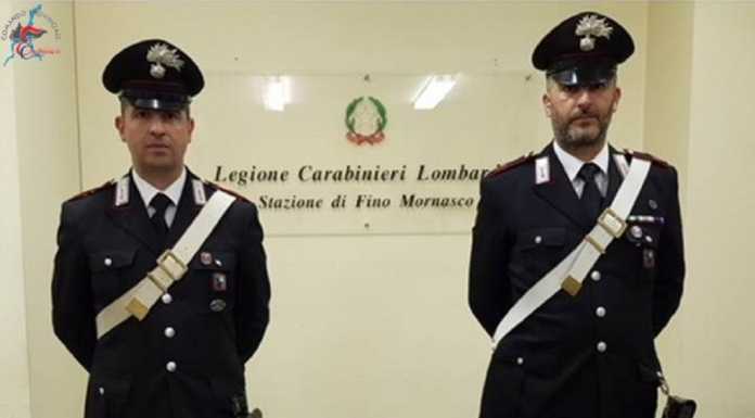 Spaccio nei boschi, un arresto dei Carabinieri a Grandate