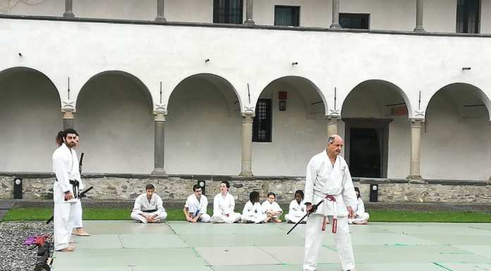 Maggio Calolziese. Al monastero una dimostrazione di arti marziali