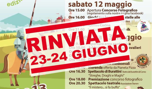 AgriCultura a Capiate, manifestazione rinviata a fine giugno