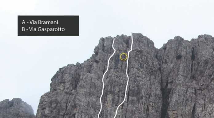 Paura ai Campelli, grosso masso si stacca dalla parete, scalatore ferito