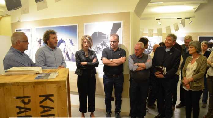 Pienone alla mostra sul GIV. Bernasconi in partenza per la “montagna lucente”