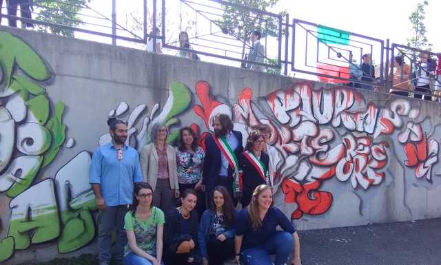 La Valletta. Un murales degli studenti racconta la Liberazione