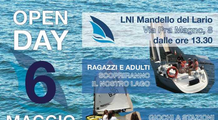 Domenica alla LNI di Mandello: Open Day aperto a tutti, dedicato alla vela