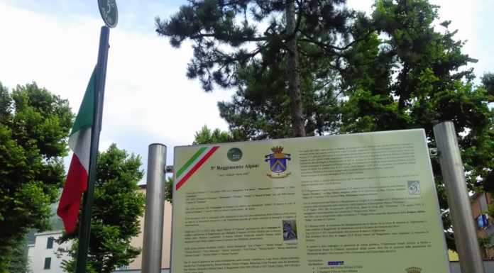 Germanedo: posata una targa dedicata al V Reggimento Alpini