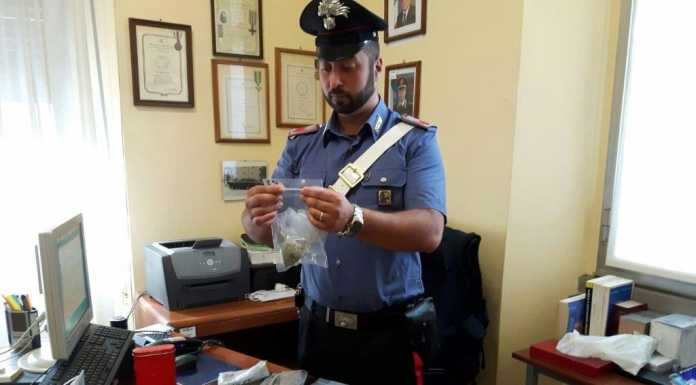 Droga. Giovane di Bellano arrestato dai carabinieri di Mandello