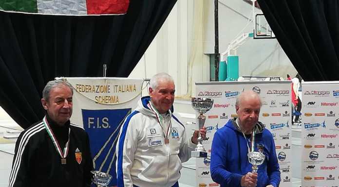 Scherma. Riccardo Carmina campione italiano Masters di sciabola