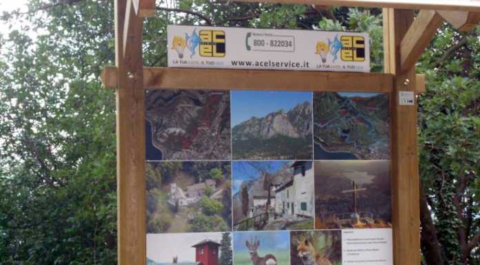 San Martino. La bacheca installata dal Gruppo Anticendio Boschivo