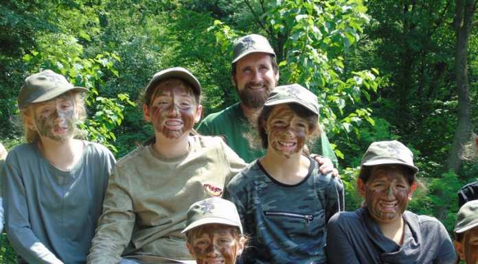 Campo scuola degli Alpini. 160 ragazzi in località Pratarro a Calolzio