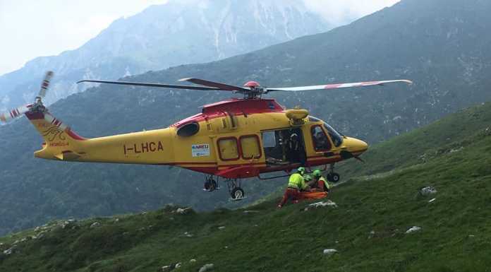 Infortunio sul Grignone, Soccorso Alpino al lavoro per sei ore
